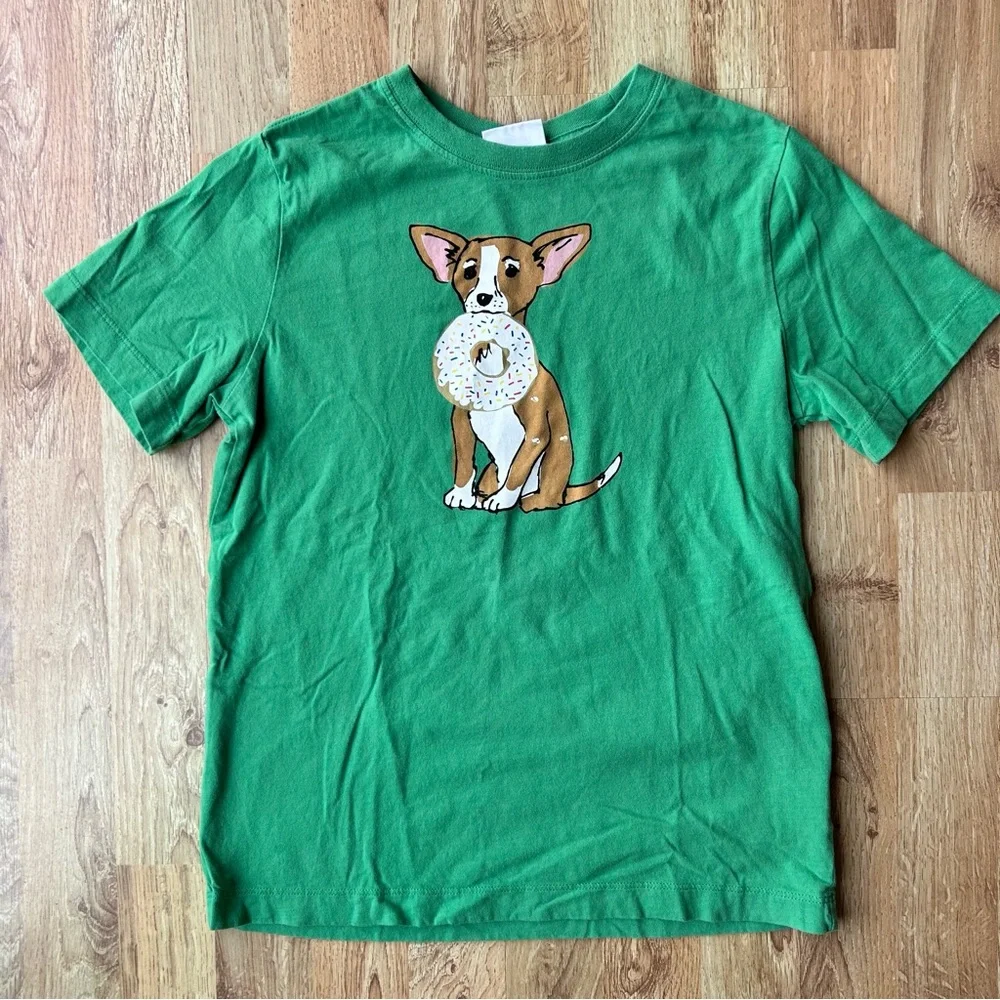 Hanna Andersson Dog Donut Shirt Size 10 - Picture 1 of 4